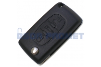 Citroen, 3 gumba + FLIP, ključ HU-HCAP (HU83 Silca)